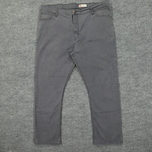 Wrangler Jeans Mens 38x30 Gray Straight Fit Premium Quality 5-Pocket Zip Fly